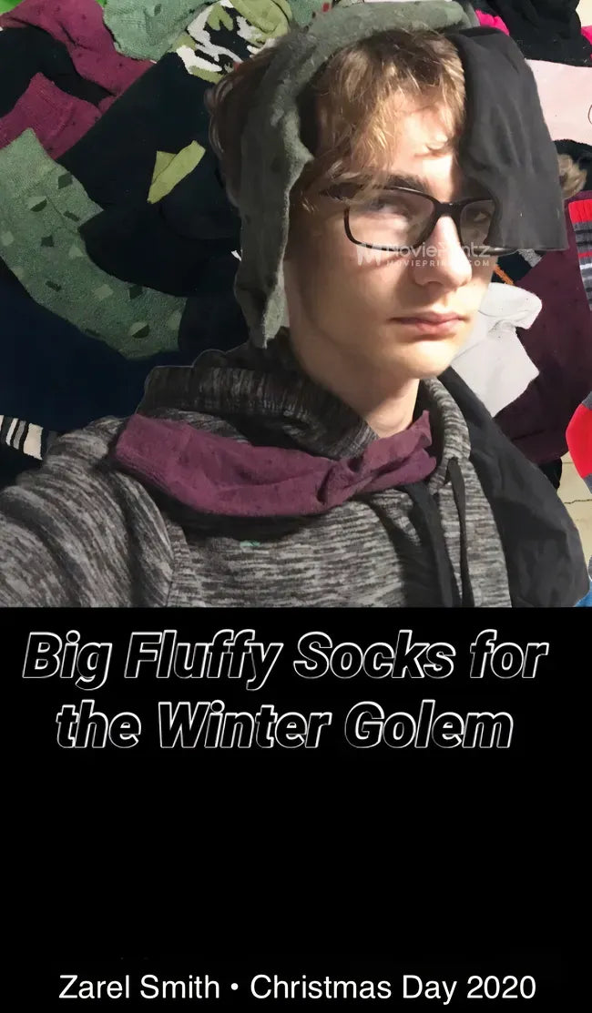 Big Fluffy Socks for the Winter Golem Poster