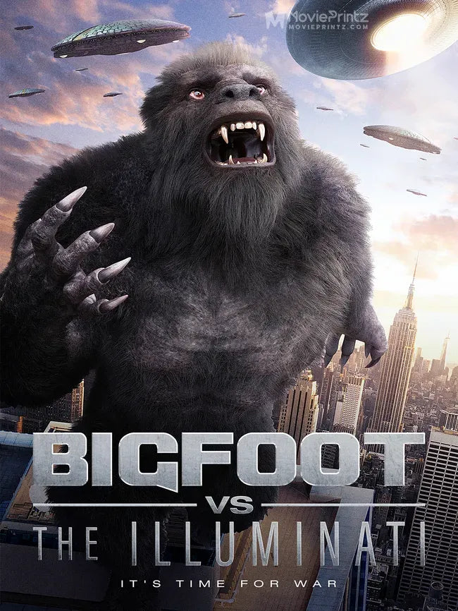 Bigfoot vs the Illuminati Poster