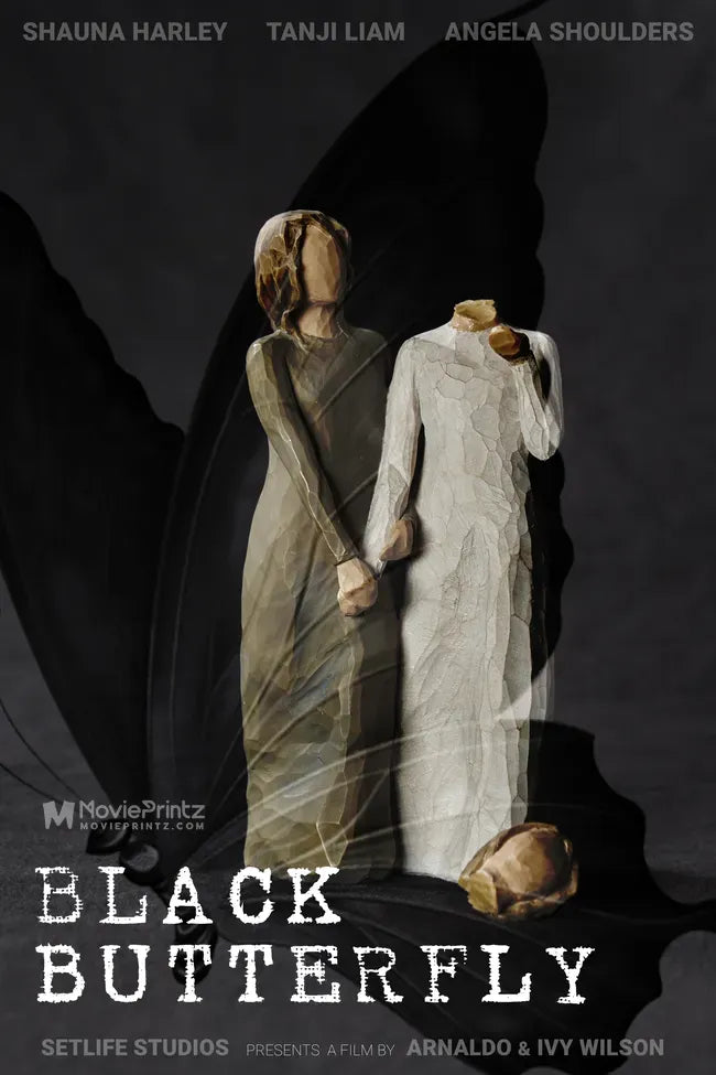 Black Butterfly Poster