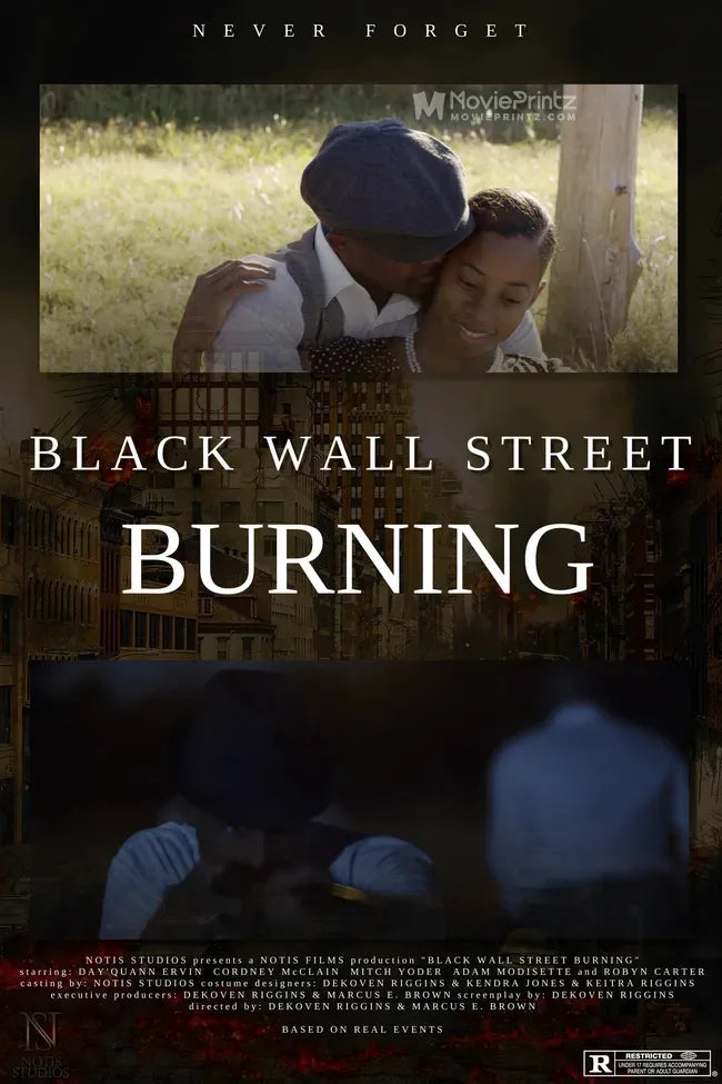 Black Wall Street Burning Poster