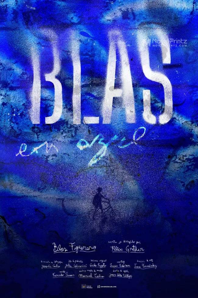 Blas en Azul Poster