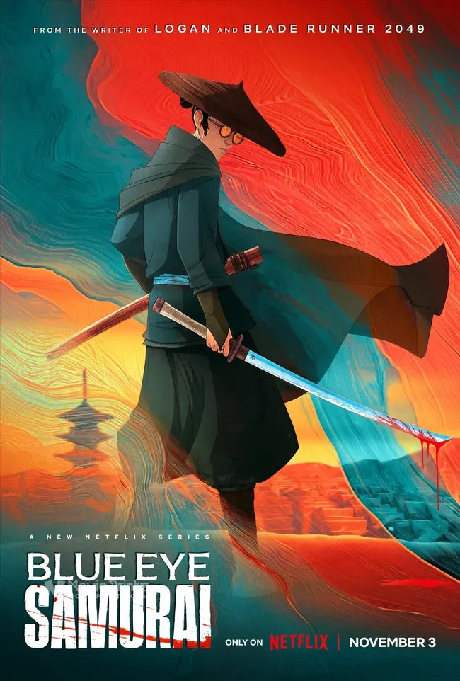 Blue Eye Samurai Poster