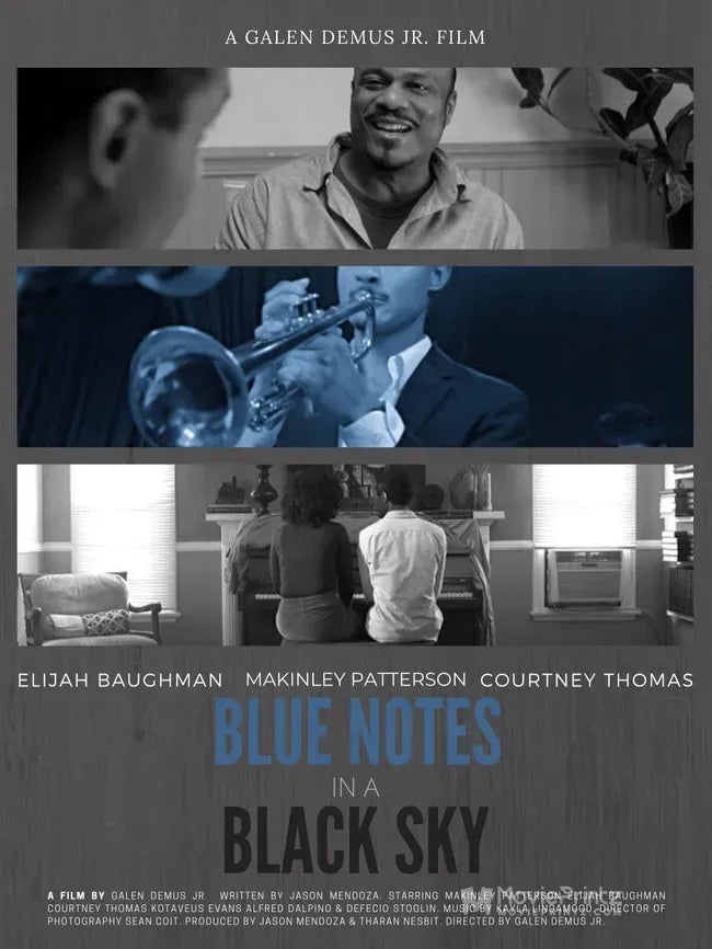 Blue Notes in a Black Sky Poster