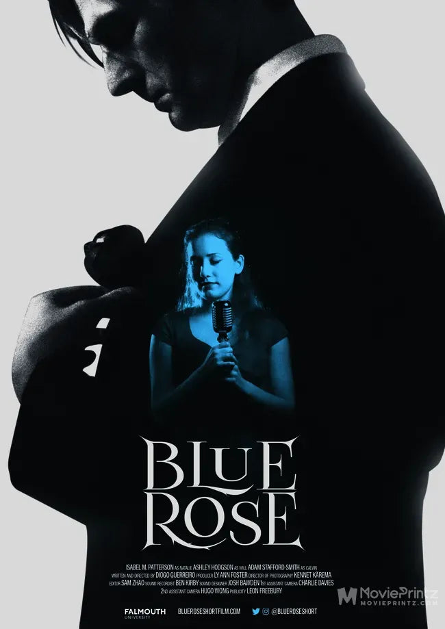 Blue Rose Poster