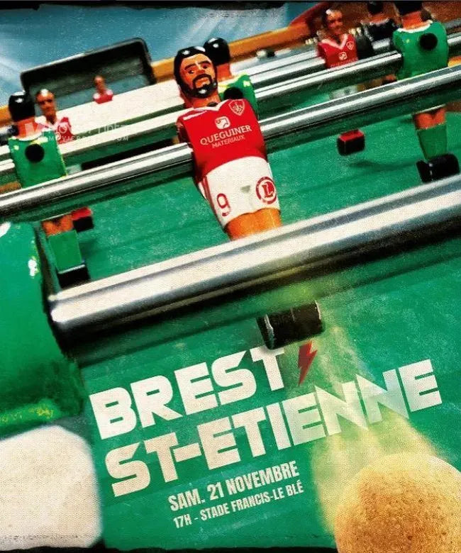 Brest vs St Etienne Poster