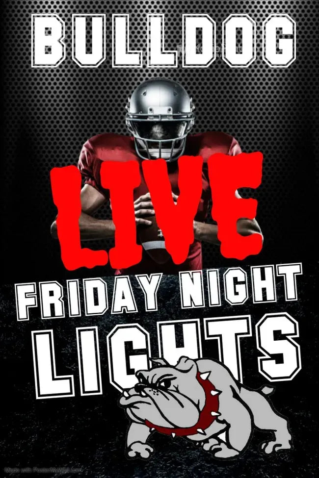 Bulldog Friday Night Lights Poster