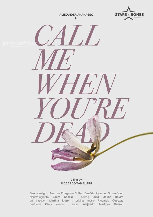 Call Me When You're Dead Poster