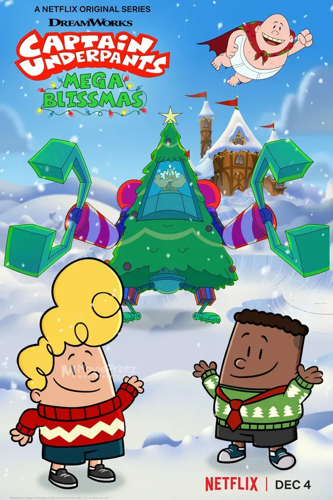 Captain Underpants: Mega Blissmas Poster