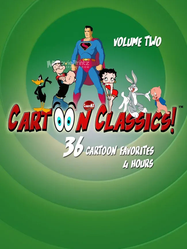 Cartoon Classics - 36 Favorites of the Golden-Era Cartoons - Vol 2: 4 Hours Poster