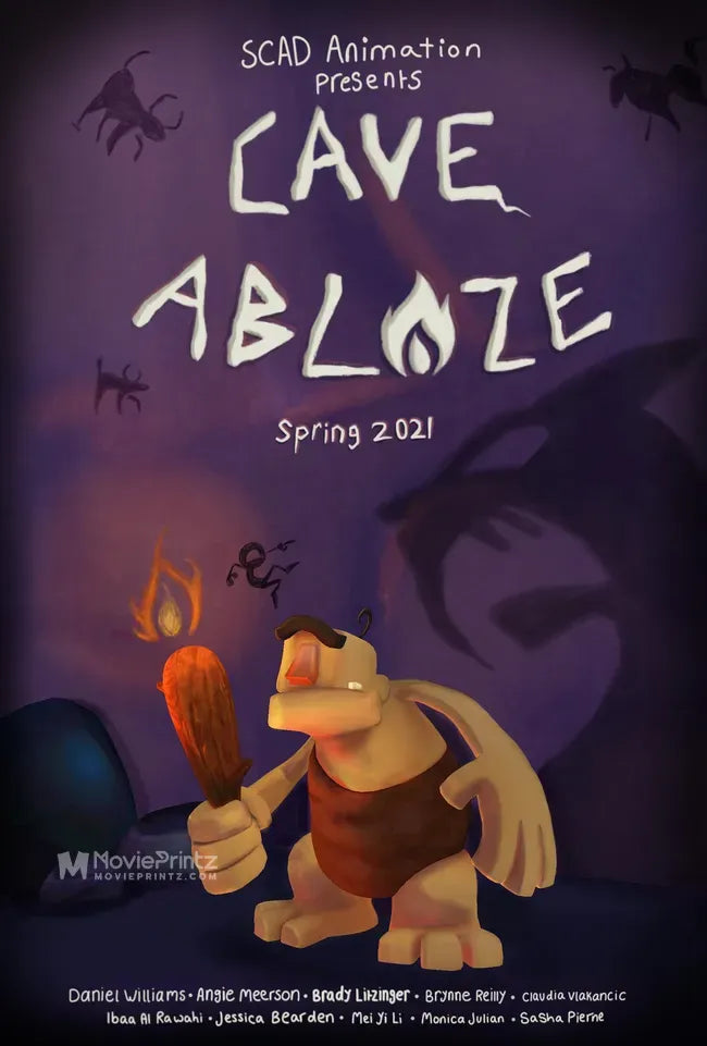 Cave Ablaze Poster