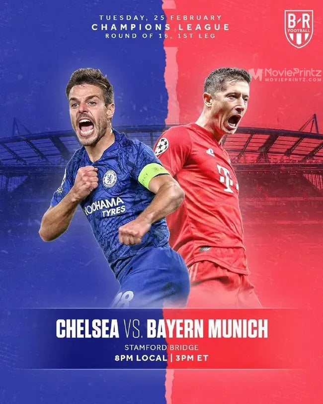 Chelsea vs Bayern Munich Poster