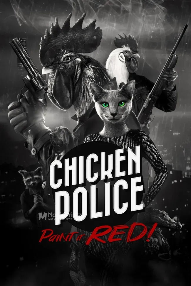 Chicken Police - Paint it Red! Poster