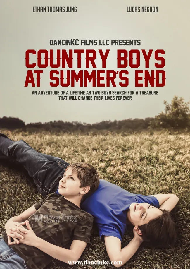 Country Boys at Summer's End Poster