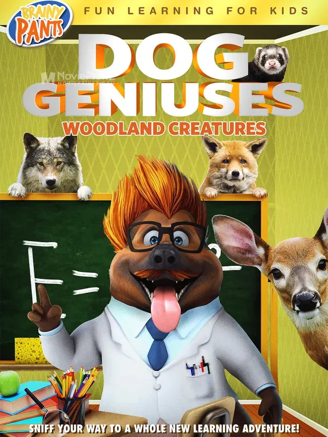 Dog Geniuses: Woodland Creatures Poster