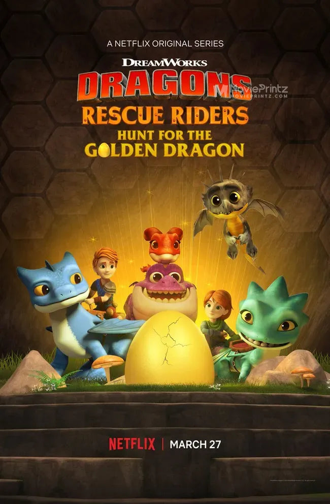 Dragons: Rescue Riders: Hunt for the Golden Dragon Poster