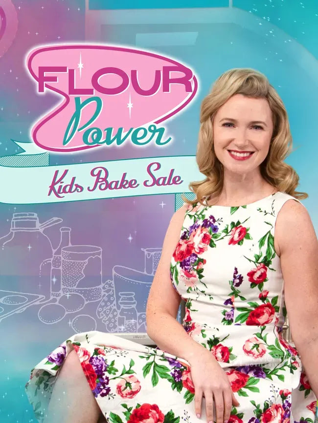 Flour Power: Kid's Bake Sale Poster