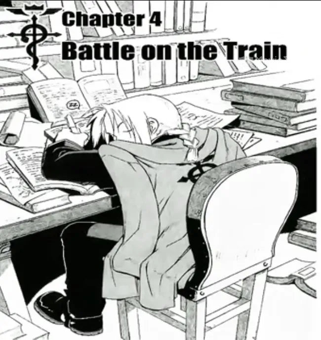 Fullmetal Alchemist Manga Dub Chapter 4 - Battle on the Train Poster