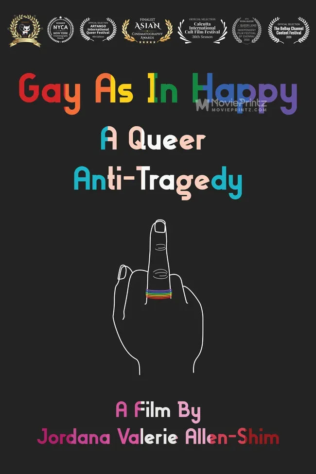 Gay As in Happy: A Queer Anti-Tragedy Poster