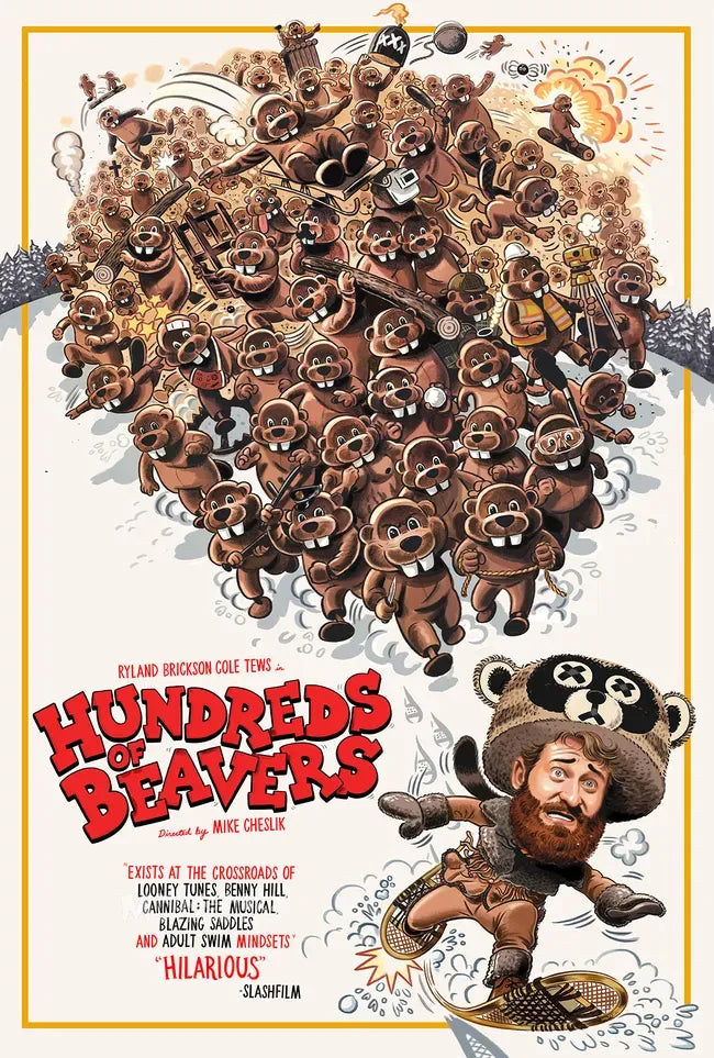 Hundreds of Beavers Poster