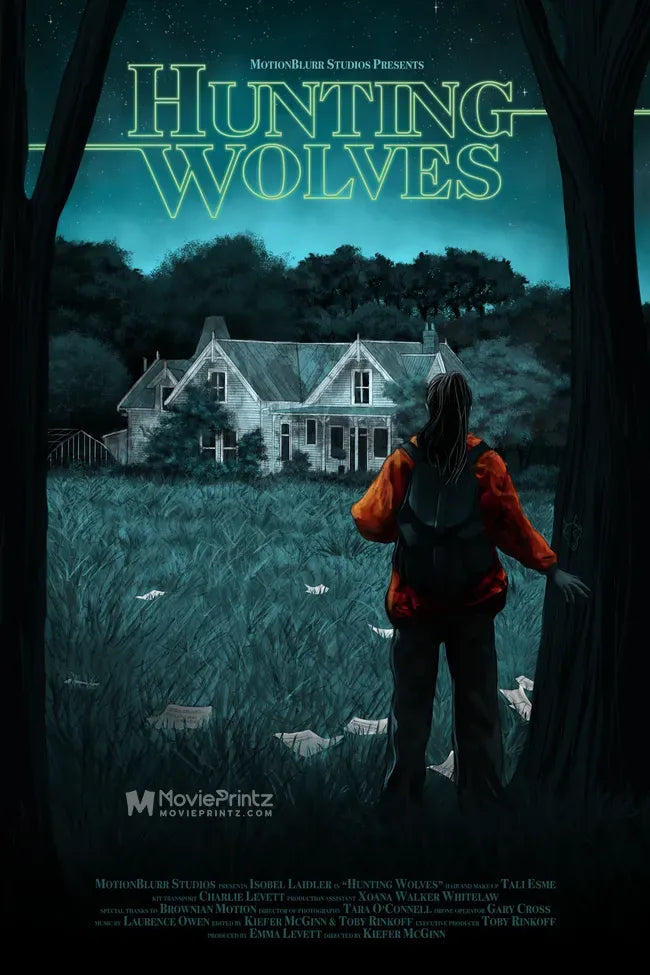 Hunting Wolves Poster