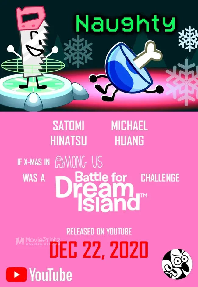 If X-MAS in Among Us was a BFDI Challenge Poster