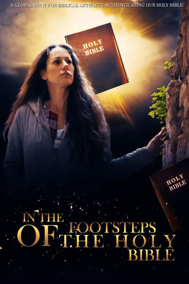 In the footsteps of the Holy bible Poster