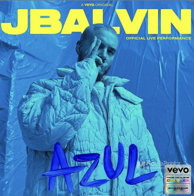 J. Balvin: Azul (Live Performance Version) Poster