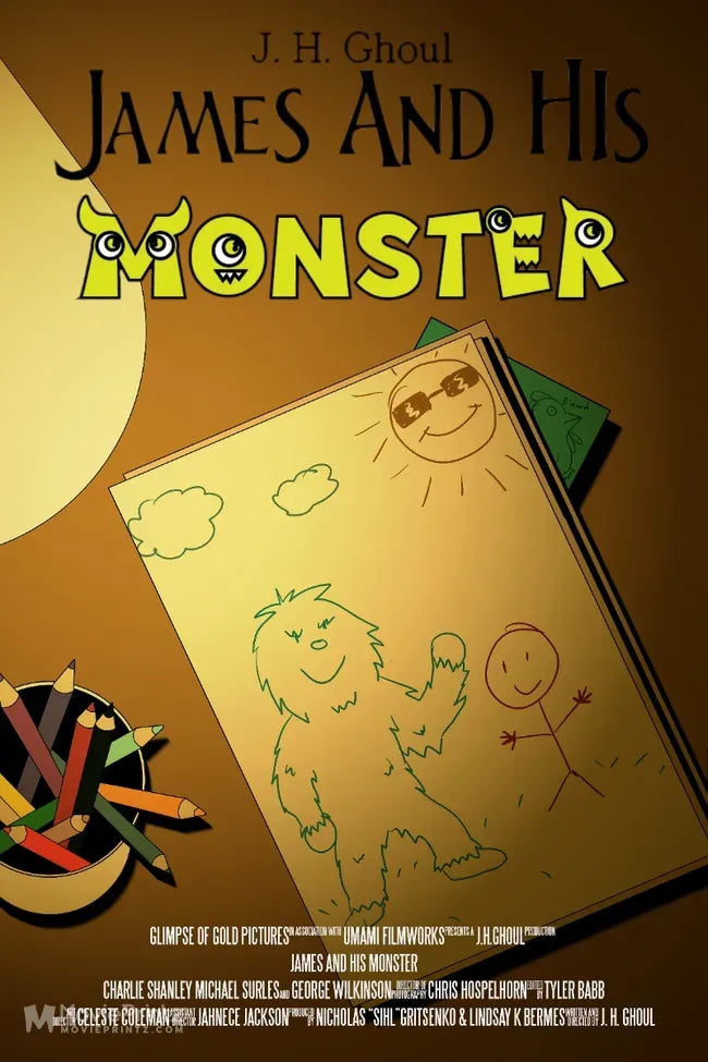 James and his Monster Poster