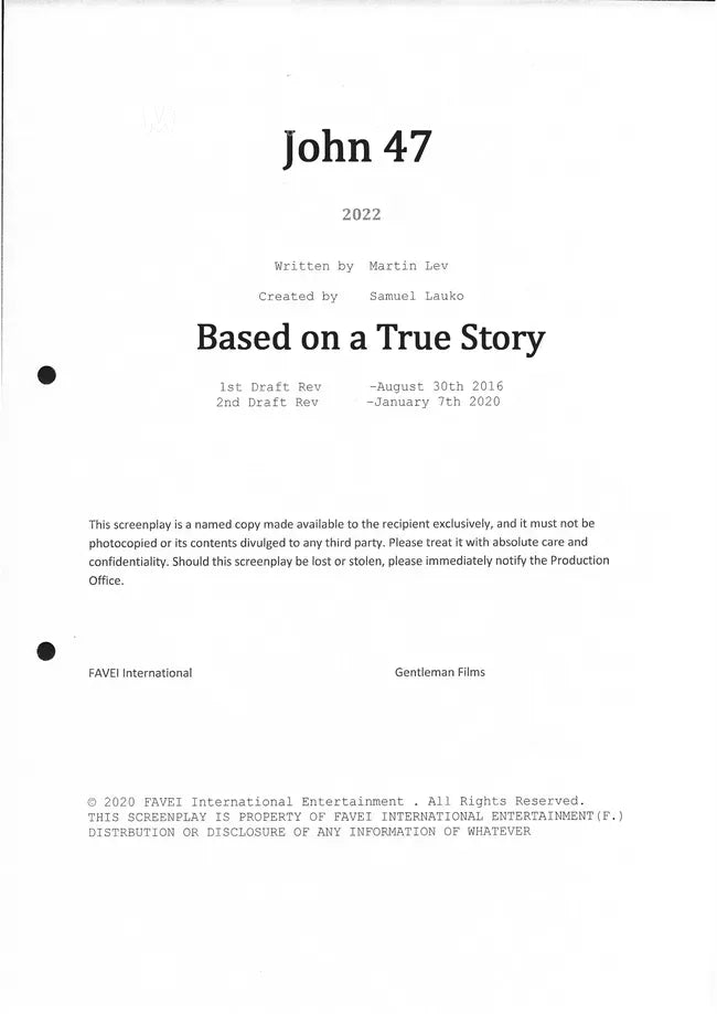 John 47 - true story Poster