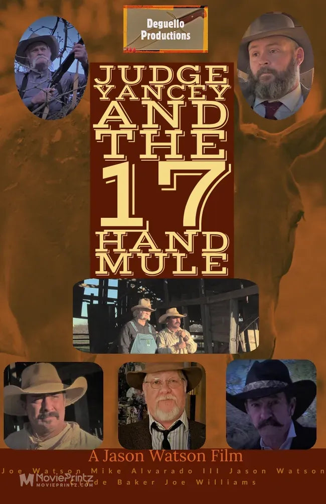 Judge Yancey and the 17 Hand Mule Poster