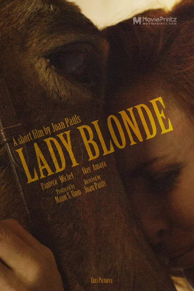 Lady Blonde Poster