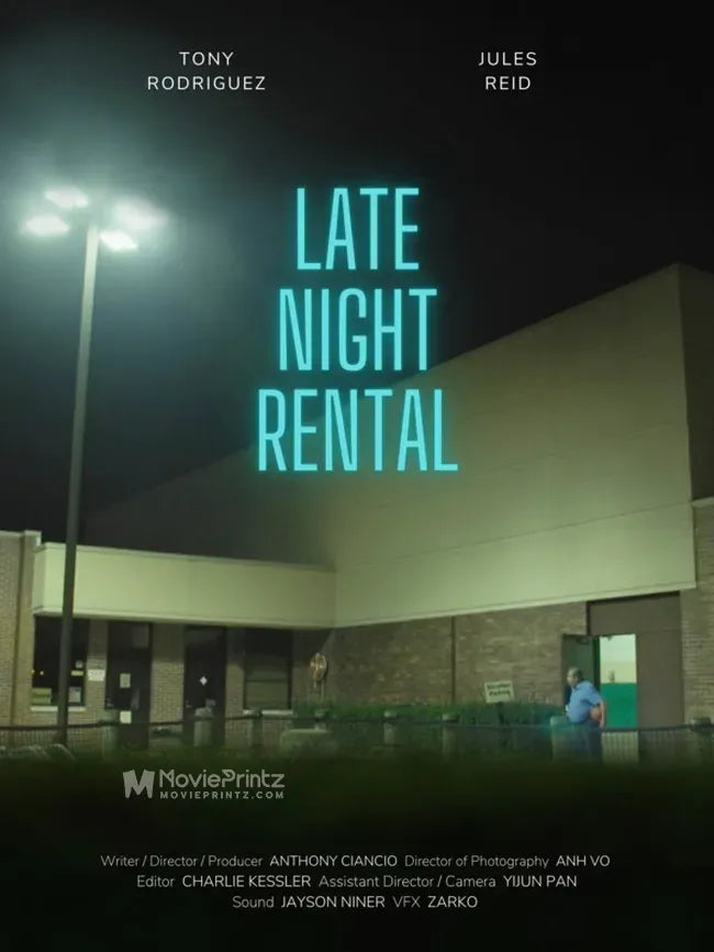 Late Night Rental Poster