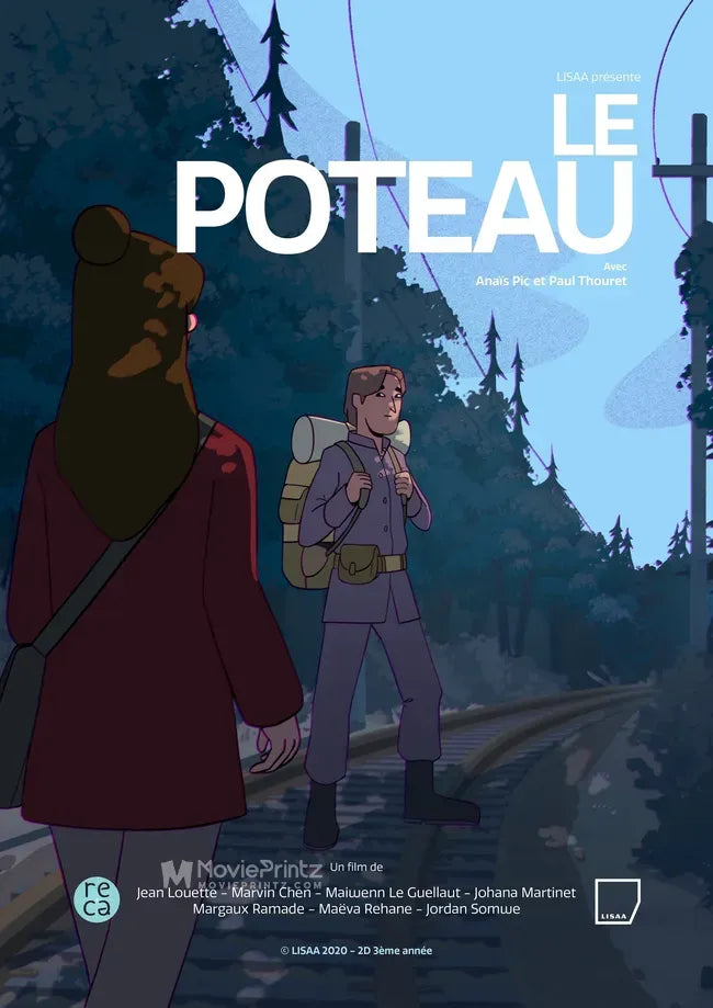 Le Poteau Poster