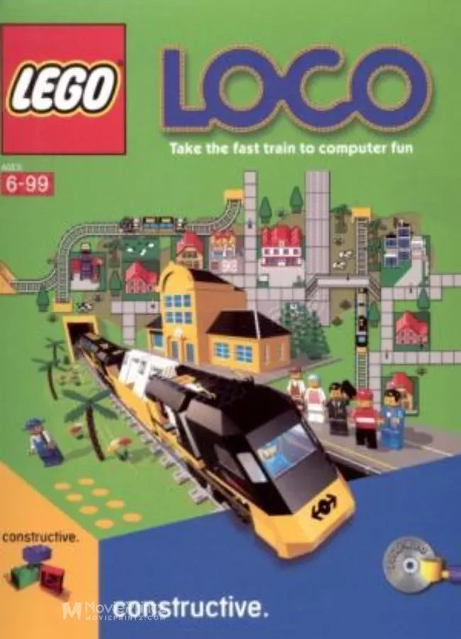 Lego Loco Poster