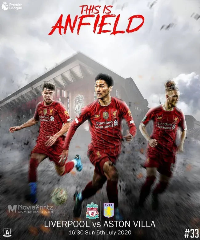 Liverpool vs Aston Villa Poster