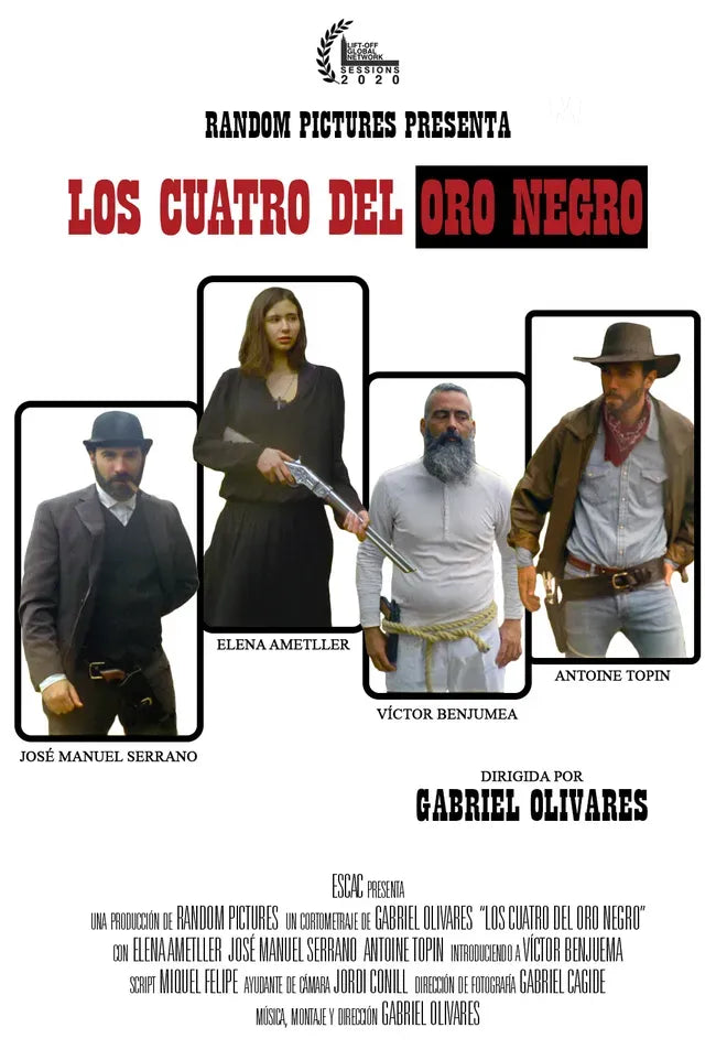 Los Cuatro Del Oro Negro Poster