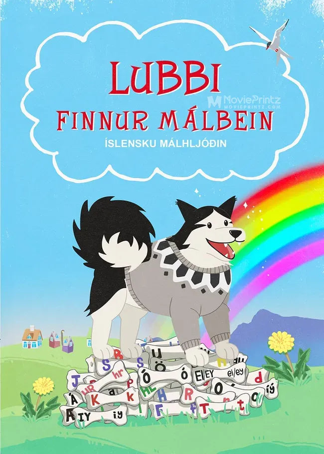 Lubbi finnur málbein Poster