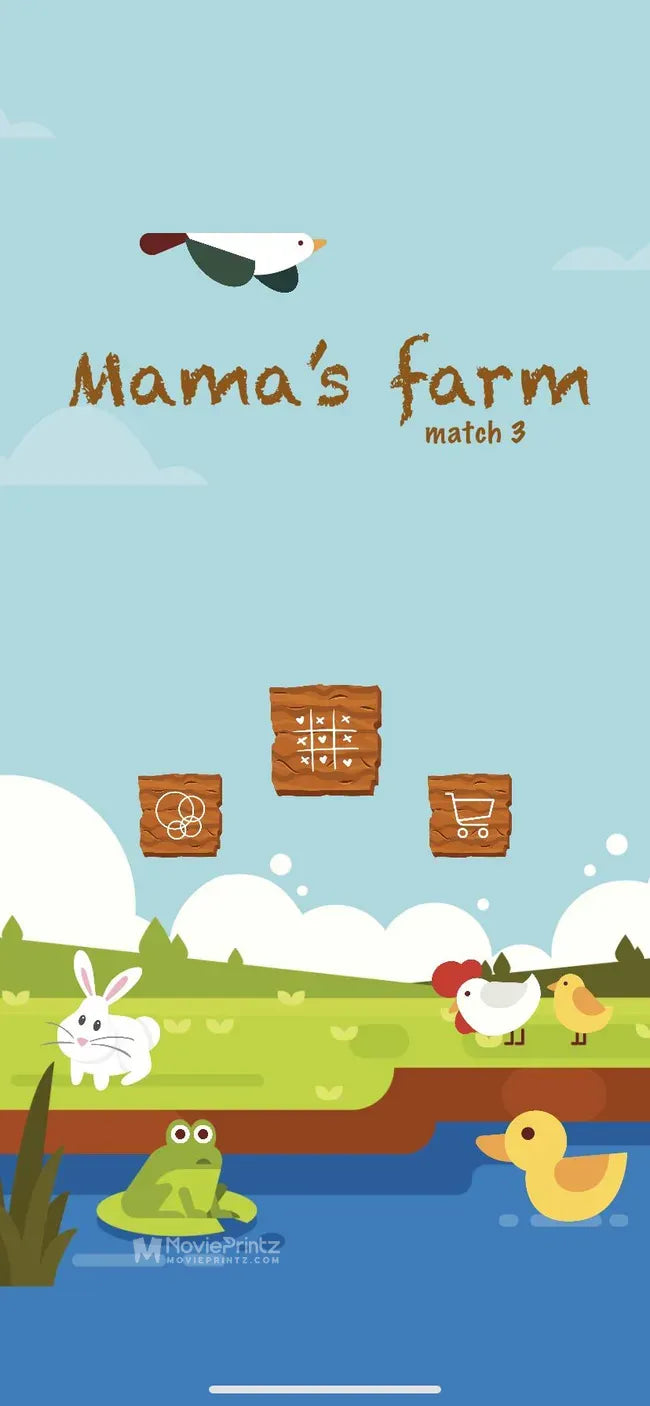 Mama's farm: Match 3 Poster