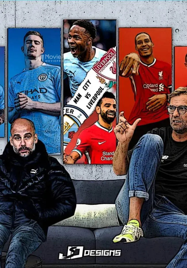 Manchester City vs Liverpool Poster