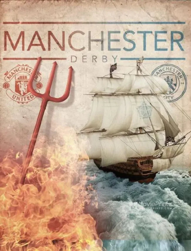 Manchester Derby Poster