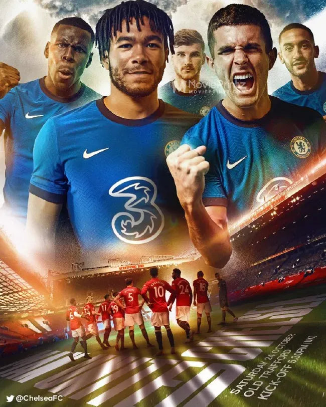 Manchester United vs Chelsea Poster