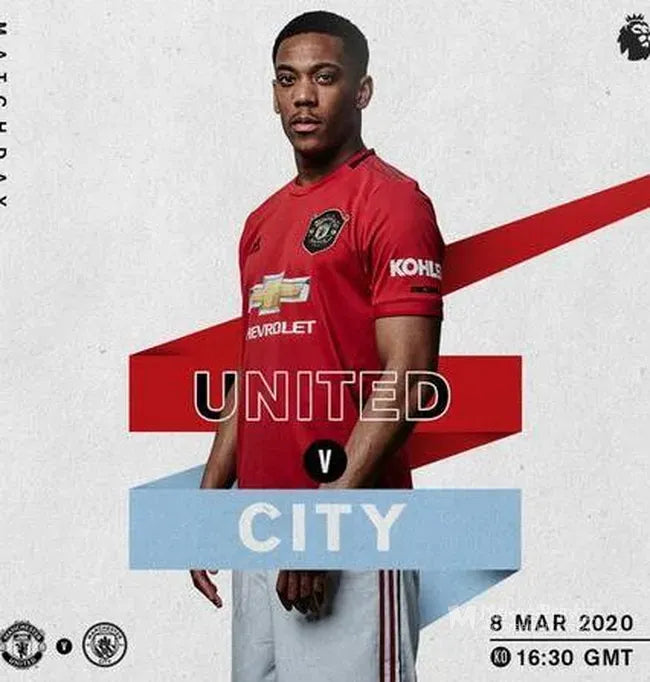 Manchester United vs Manchester City Poster