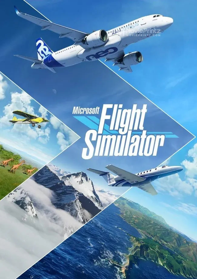 Microsoft Flight Simulator Poster