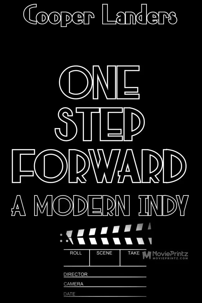 One Step Forward: A Modern Indy Poster