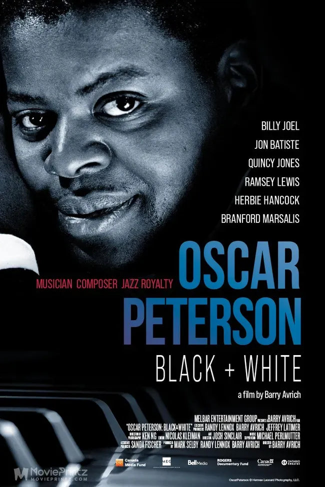 Oscar Peterson: Black + White Poster