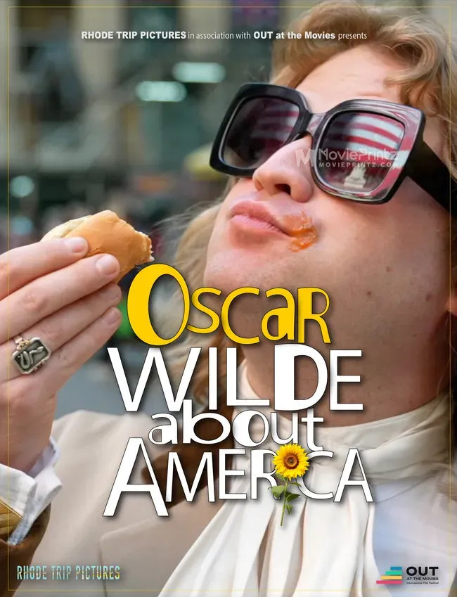 Oscar Wilde About America Poster