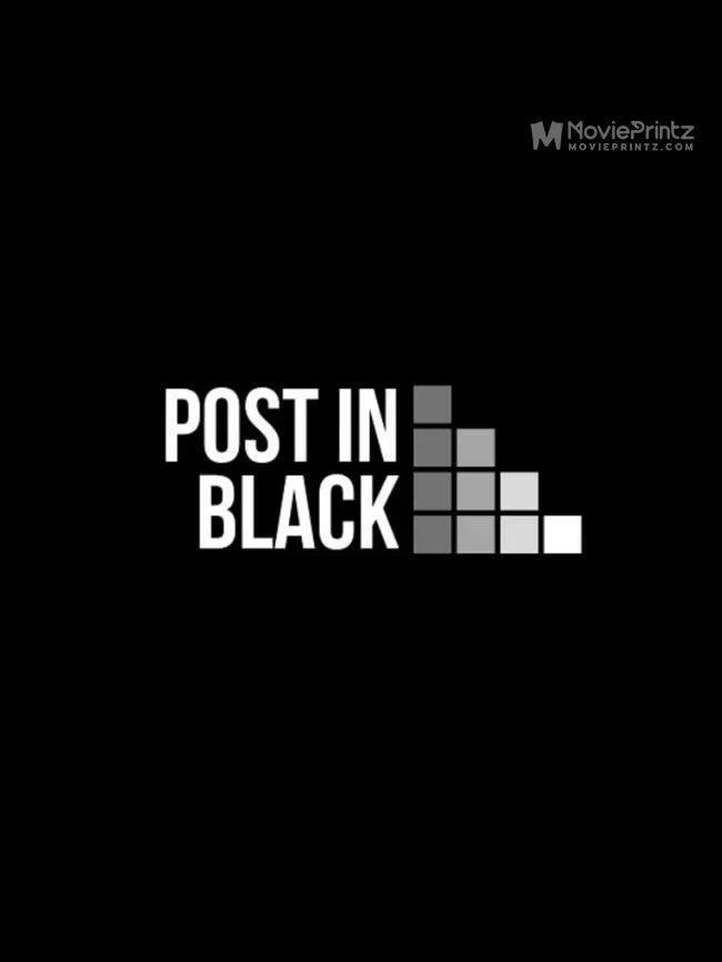 Post in Black Poster