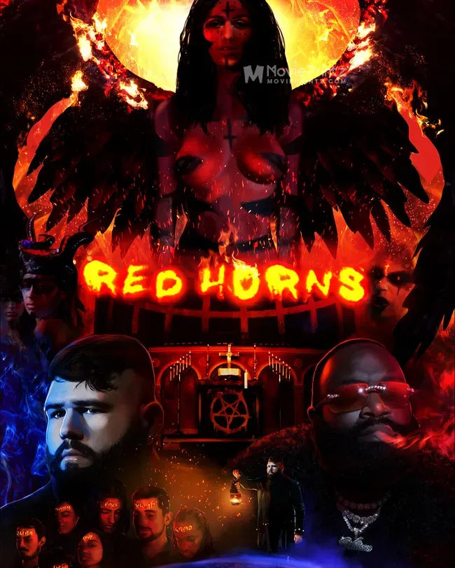 Red Horns Poster