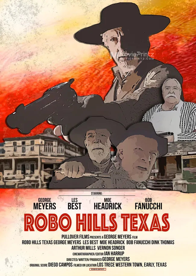 Robo Hills Texas Poster