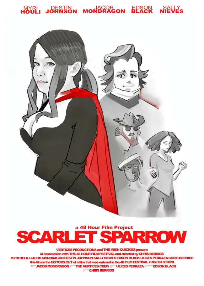 Scarlet Sparrow Poster